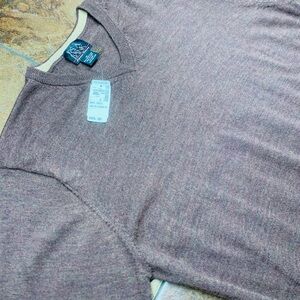 Jos. A. Bank Brown V-Neck Sweater